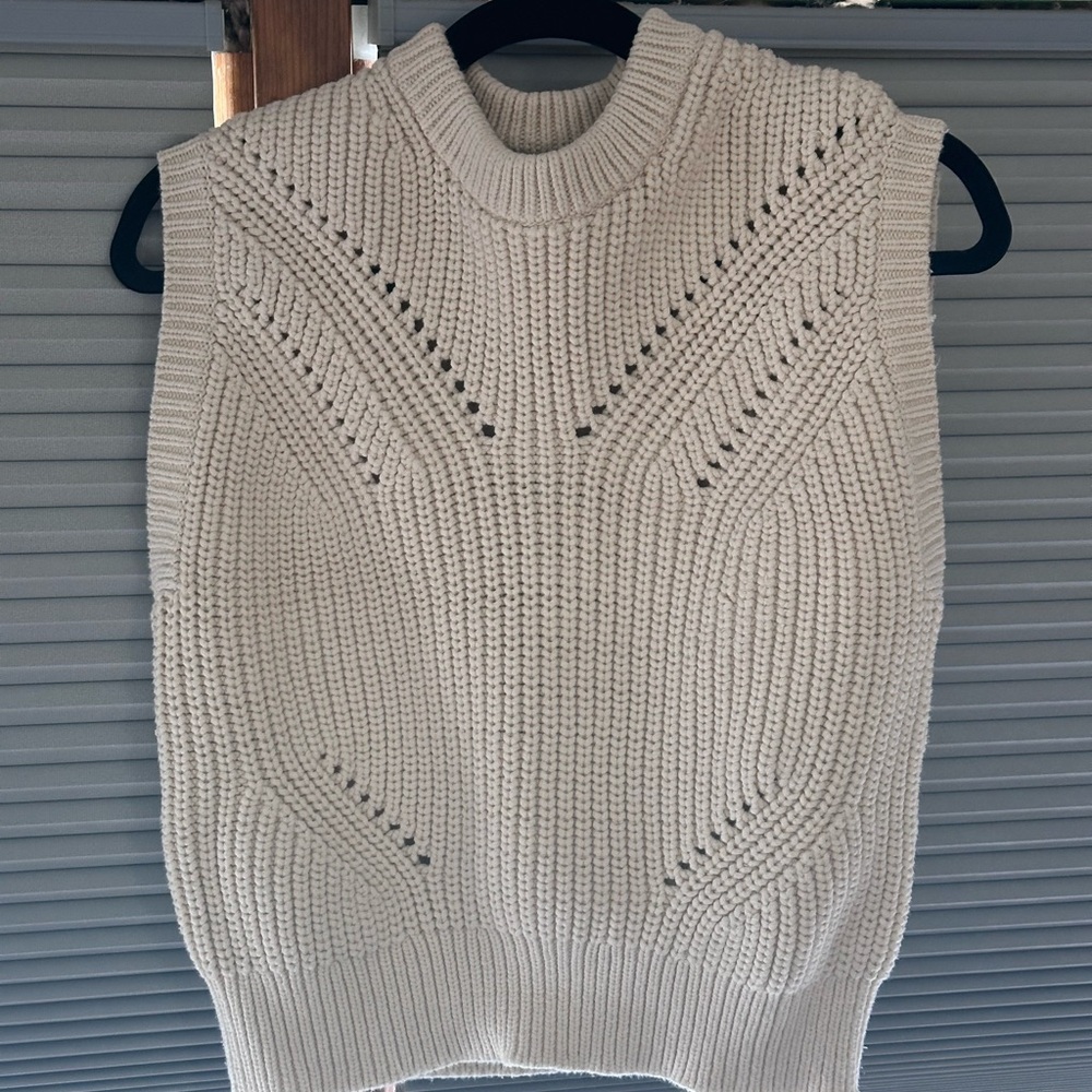 MADEWELL sleeveless sweater XS